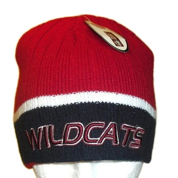Arizona Wildcats University Mens Reversible Beanie Winter Hat Cap New Ncaa - Picture 1 of 4